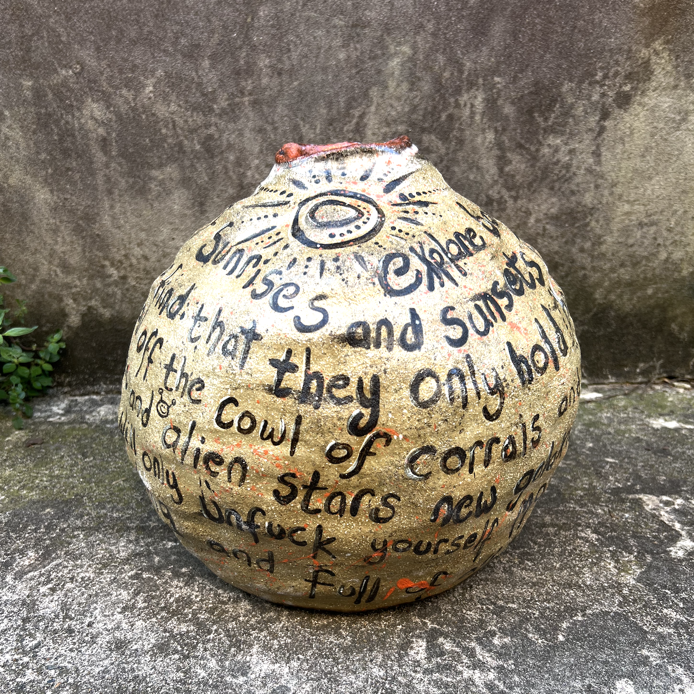 Poet & Potter Vase - UNFUCK YOURSELF