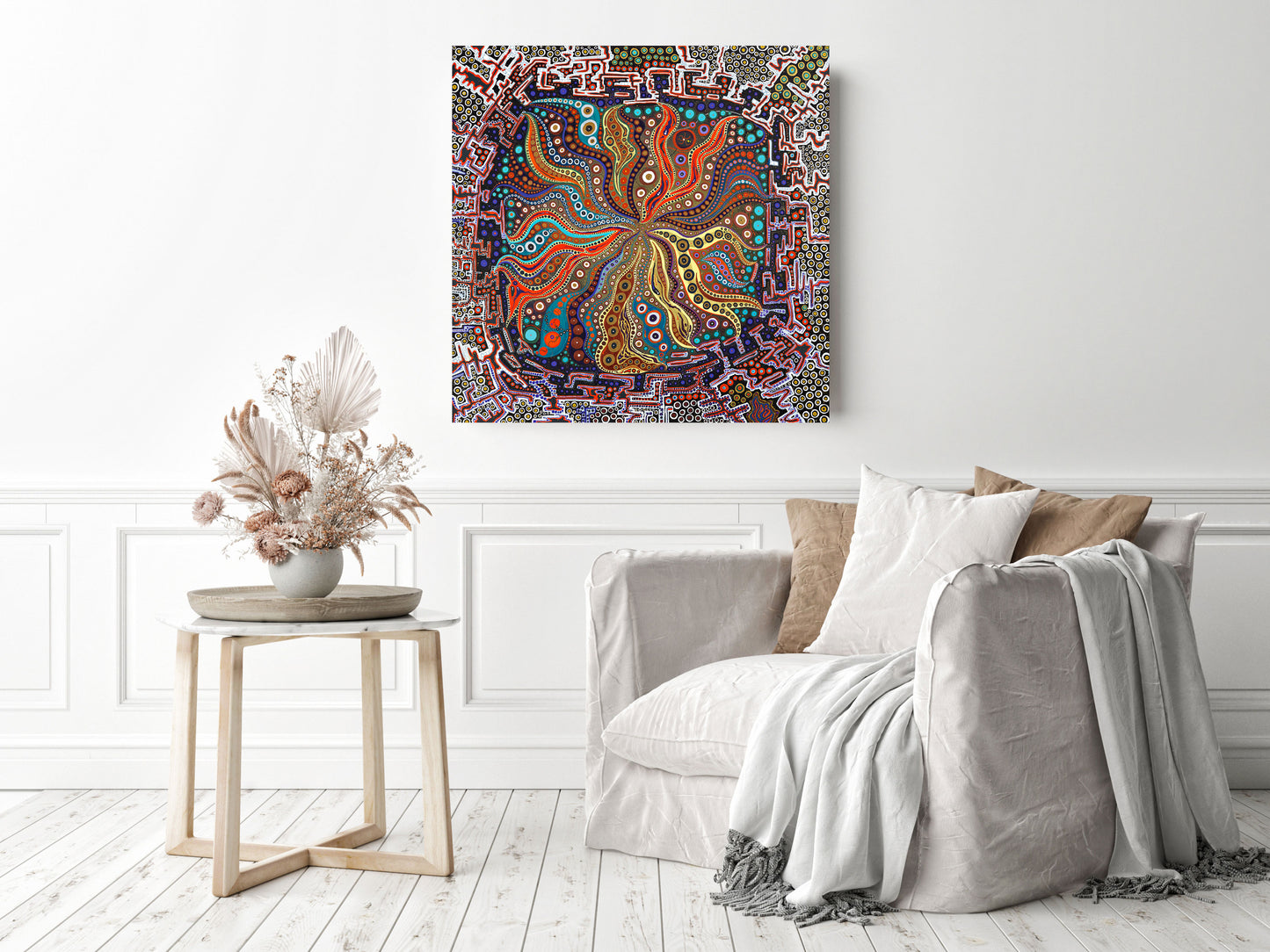 Fire  Artwork - SOLD - prints available