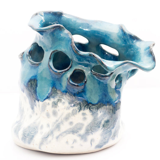 Slanted Rock Pool Vase