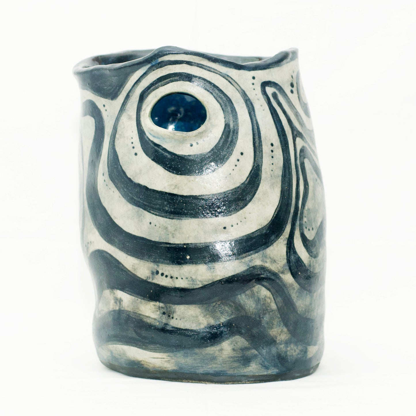 Zebra Fish Vase